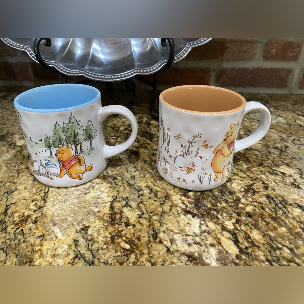 Disney Winnie the Pooh 100 acre wood Ceramic Mug Bundle- Brand new - ADORABLE!